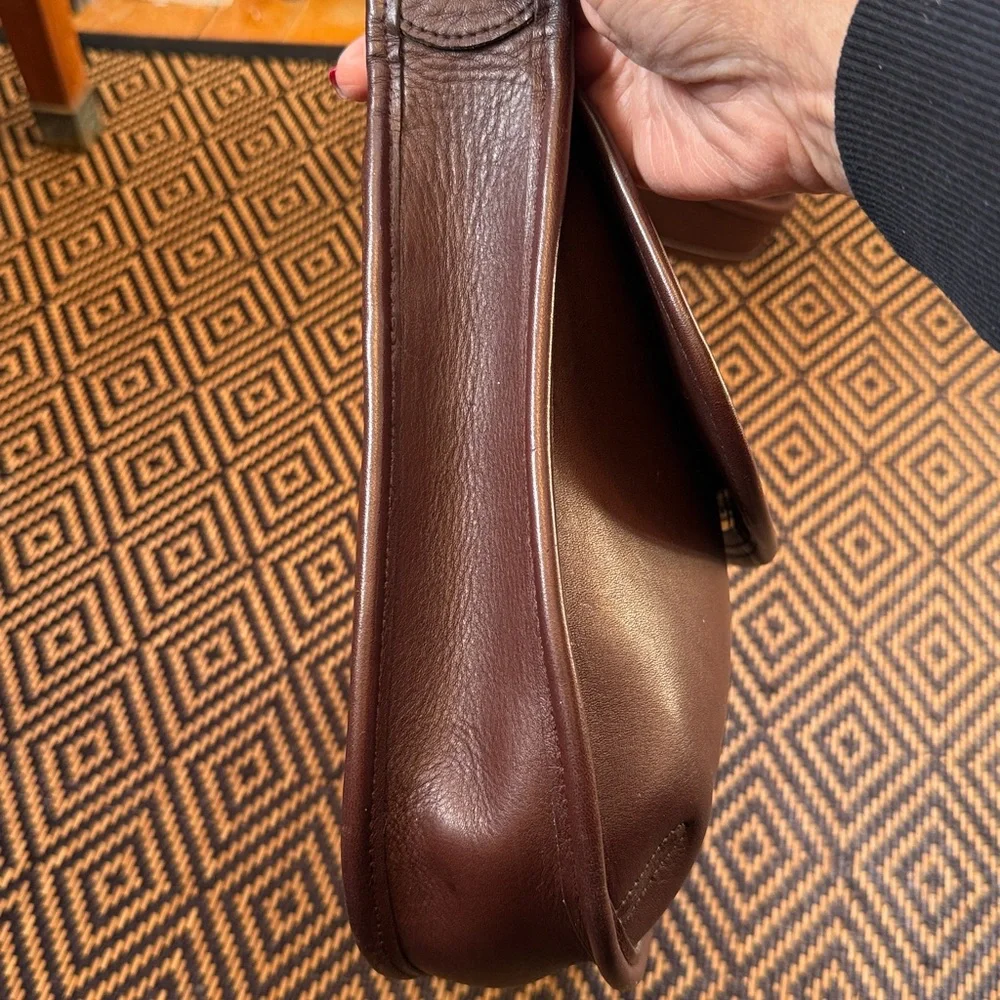 Vintage Coach Ergo Small Flap 9034 mahogany - Picture 6 of 14